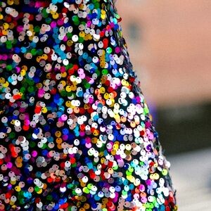 If by Sea size medium rainbow sequin dress